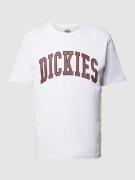 Dickies T-Shirt mit Label-Print Modell 'AITKIN' in Weiss, Größe S
