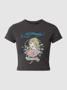 ED HARDY Cropped T-Shirt mit Motiv-Print Modell 'CALIFORNIA DREAMER' i...