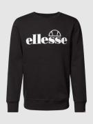 Ellesse Sweatshirt mit Label-Print Modell 'Bootia' in Black, Größe XS