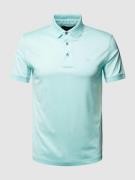 Emporio Armani Poloshirt mit Label-Detail in Aqua, Größe XXL