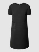 Emporio Armani Minikleid mit aufgesetzten Taschen in Black, Größe 38