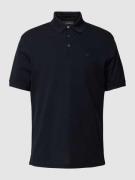 Emporio Armani Regular Fit Poloshirt mit Label-Stitching in Marine, Gr...