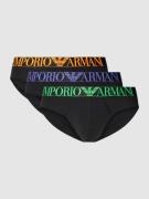 Emporio Armani Pants mit elastischem Logo-Bund im 3er-Pack in Black, G...
