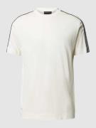 Emporio Armani T-Shirt im unifarbenen Design in Offwhite, Größe L