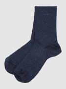 Esprit Socken im 2er-Pack in Blau Melange, Größe 39/42