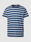 Esprit T-Shirt aus Viskose mit Streifenmuster in Marine, Größe S
