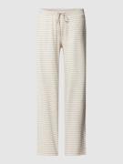 Esprit Pyjama-Hose mit Allover-Muster in Beige, Größe S