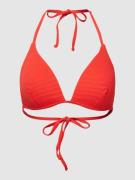 Esprit Bikini-Oberteil mit Strukturmuster in Rot, Größe 40