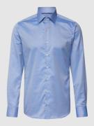 Eterna Business-Hemd mit feinem Muster in Bleu, Größe 39