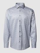 Eterna Premium Shirt mit Allover-Muster in Lind, Größe 42