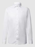 Eton Slim Fit Business-Hemd aus Twill in Weiss, Größe 43