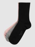 Falke Socken mit Stretch-Anteil im 3er-Pack Modell 'Happy' in Rosa, Gr...