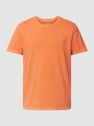 Gant T-Shirt mit Label-Stitching in Orange, Größe S