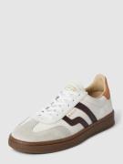 Gant Ledersneaker mit Kontrastbesatz Modell 'Cuzima' in Weiss, Größe 4...