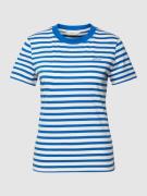 Gant T-Shirt mit Streifenmuster in Jeansblau, Größe XL