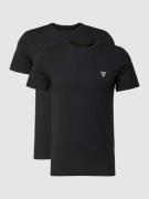 Guess T-Shirt mit Rundhalsausschnitt Modell 'CALEB HERO' in Black, Grö...