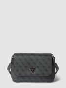 Guess Handtasche mit Label-Applikation Modell 'MERIDIAN' in Graphit, G...