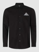 Just Cavalli Regular Fit Freizeithemd aus Baumwolle in Black, Größe 48