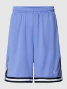 KARL KANI Regular Fit Shorts mit Label-Stitching in Flieder, Größe S