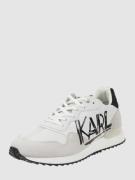 Karl Lagerfeld Sneaker aus Leder Modell 'Velocitor' in Weiss, Größe 41