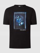 Karl Lagerfeld T-Shirt mit Print in Black, Größe S