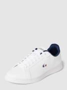 Lacoste Sneaker mit Label-Details Modell 'CARNABY' in Weiss, Größe 42