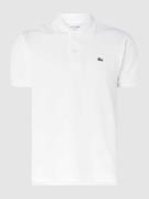 Lacoste Poloshirt mit Label-Stitching in Weiss, Größe XS