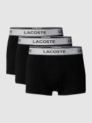 Lacoste Trunks mit Label-Schriftzug in Black, Größe M