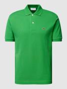 Lacoste Classic Fit Poloshirt mit Label-Applikation in Grass, Größe M