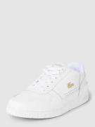 Lacoste Sneaker aus Leder mit Label-Details Modell 'CLIP' in Weiss, Gr...