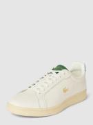 Lacoste Ledersneaker mit Label-Details Modell 'CARNABY PRO' in Offwhit...
