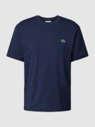 Lacoste T-Shirt mit Logo-Detail Modell 'BASIC ON' in Marine, Größe S