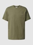Lacoste T-Shirt mit Rundhalsausschnitt Modell 'BASIC' in Oliv, Größe S