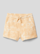 Marc O'Polo Shorts im Batik-Look in Orange, Größe 140