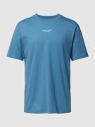 Marc O'Polo T-Shirt aus reiner Baumwolle in Rauchblau, Größe S
