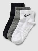 Nike Socken mit Logo-Detail Modell 'EVERYDAY' im 3er-Pack in Weiss, Gr...