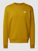Nike Oversized Sweatshirt mit Label-Detail in Dunkelgelb, Größe XS