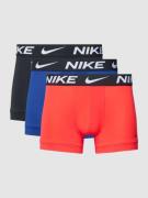 Nike Trunks mit Label-Detail im 3er-Pack in Koralle, Größe M