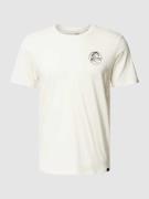 ONeill T-Shirt mit Label-Print Modell 'Circle' in Offwhite, Größe M
