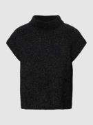 OPUS Strickshirt mit Turtleneck Modell 'Pivla' in Black, Größe 40