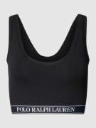 Polo Ralph Lauren Bralette mit Label-Stitching in Black, Größe XS