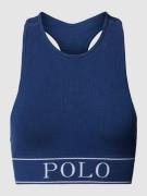 Polo Ralph Lauren Bralette mit Label-Detail in Marine, Größe XS