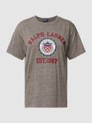 Polo Ralph Lauren T-Shirt mit Label-Print in Mittelgrau, Größe XS