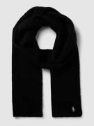 Polo Ralph Lauren Schal mit Zopfmuster in Black, Größe One Size