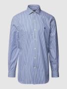 Polo Ralph Lauren Slim Fit Business-Hemd mit Streifenmuster in Royal, ...