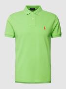 Polo Ralph Lauren Poloshirt mit Label-Stitching und Regular Fit in Gra...