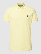 Polo Ralph Lauren Poloshirt mit Logo-Stitching in Gelb, Größe S