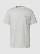 Polo Ralph Lauren Classic Fit T-Shirt mit Label-Stitching in Mittelgra...
