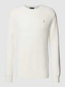 Polo Ralph Lauren Pullover mit Strukturmuster und Label-Stitching in O...