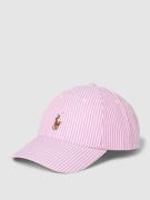 Polo Ralph Lauren Basecap mit Streifenmuster in Pink, Größe One Size